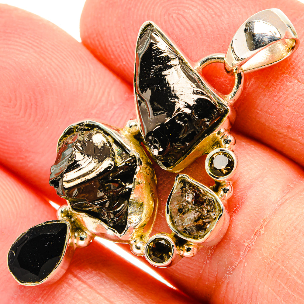 Shungite Pendants handcrafted by Anasilvercos - PD30989