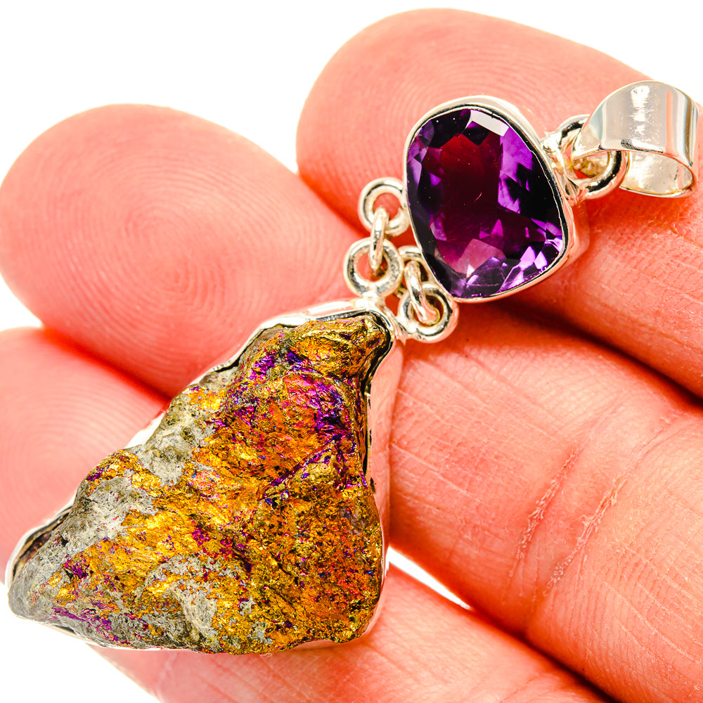 Titanium Druzy Pendants handcrafted by Anasilvercos - PD30993
