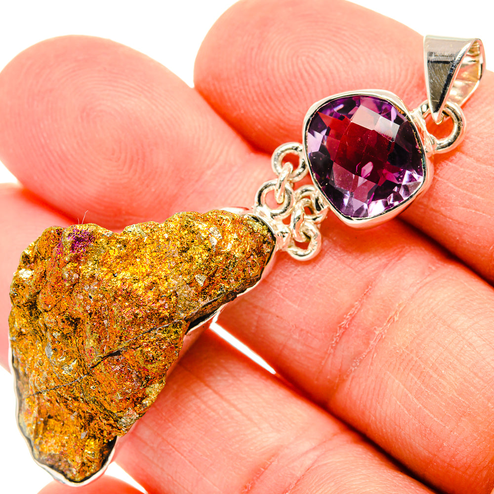 Titanium Druzy Pendants handcrafted by Anasilvercos - PD30994