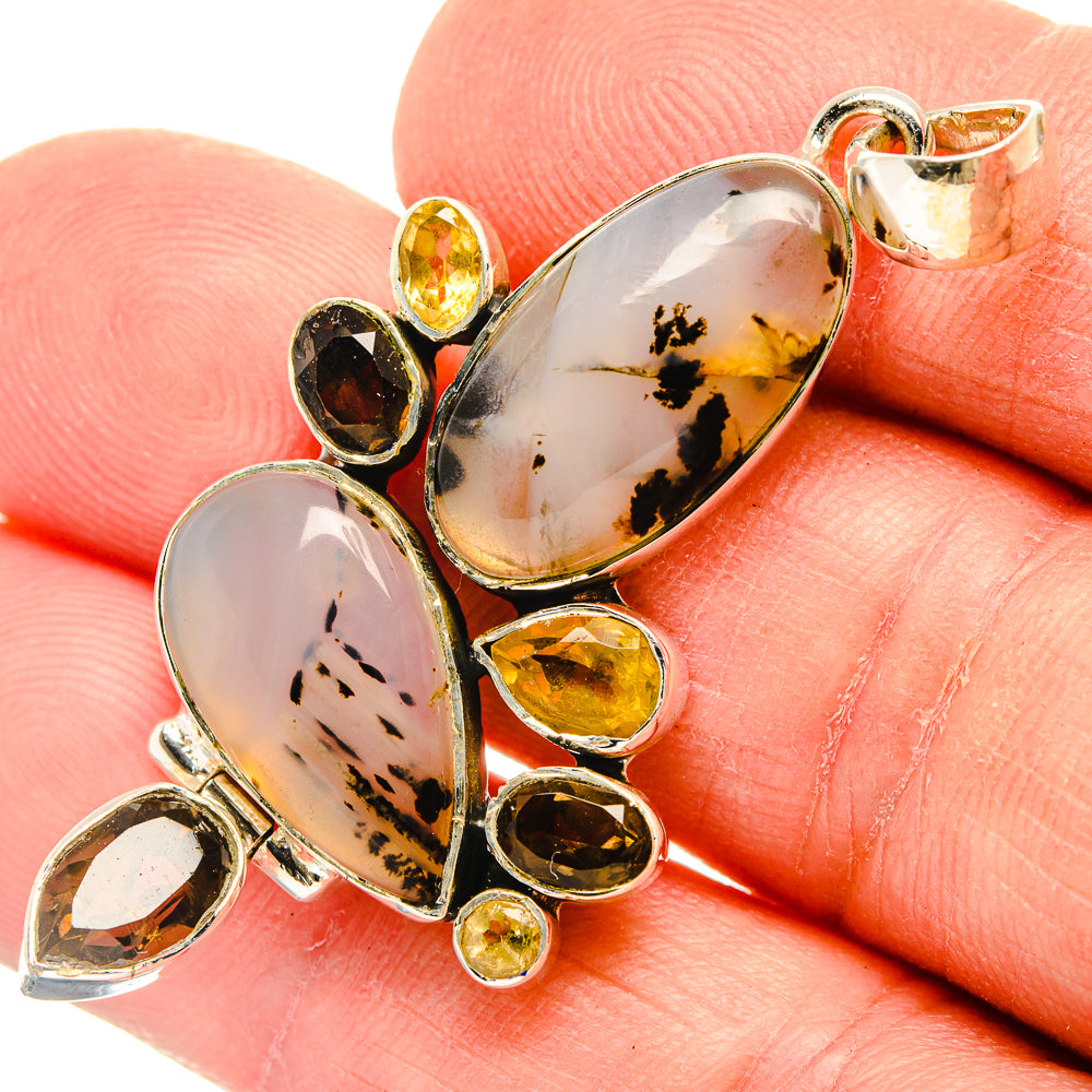 Montana Agate Pendants handcrafted by Anasilvercos - PD31013