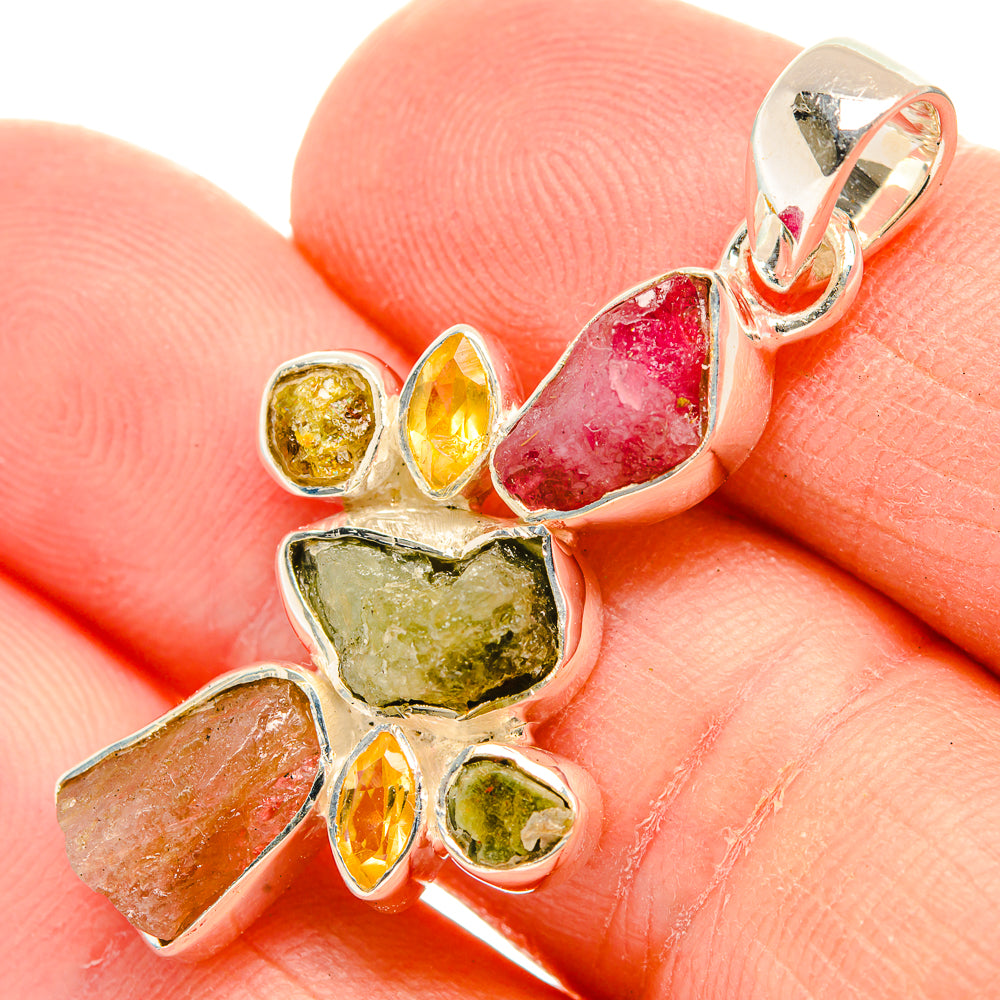 Tourmaline Pendants handcrafted by Anasilvercos - PD31027