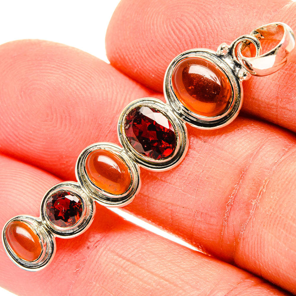 Carnelian Pendants handcrafted by Anasilvercos - PD31036