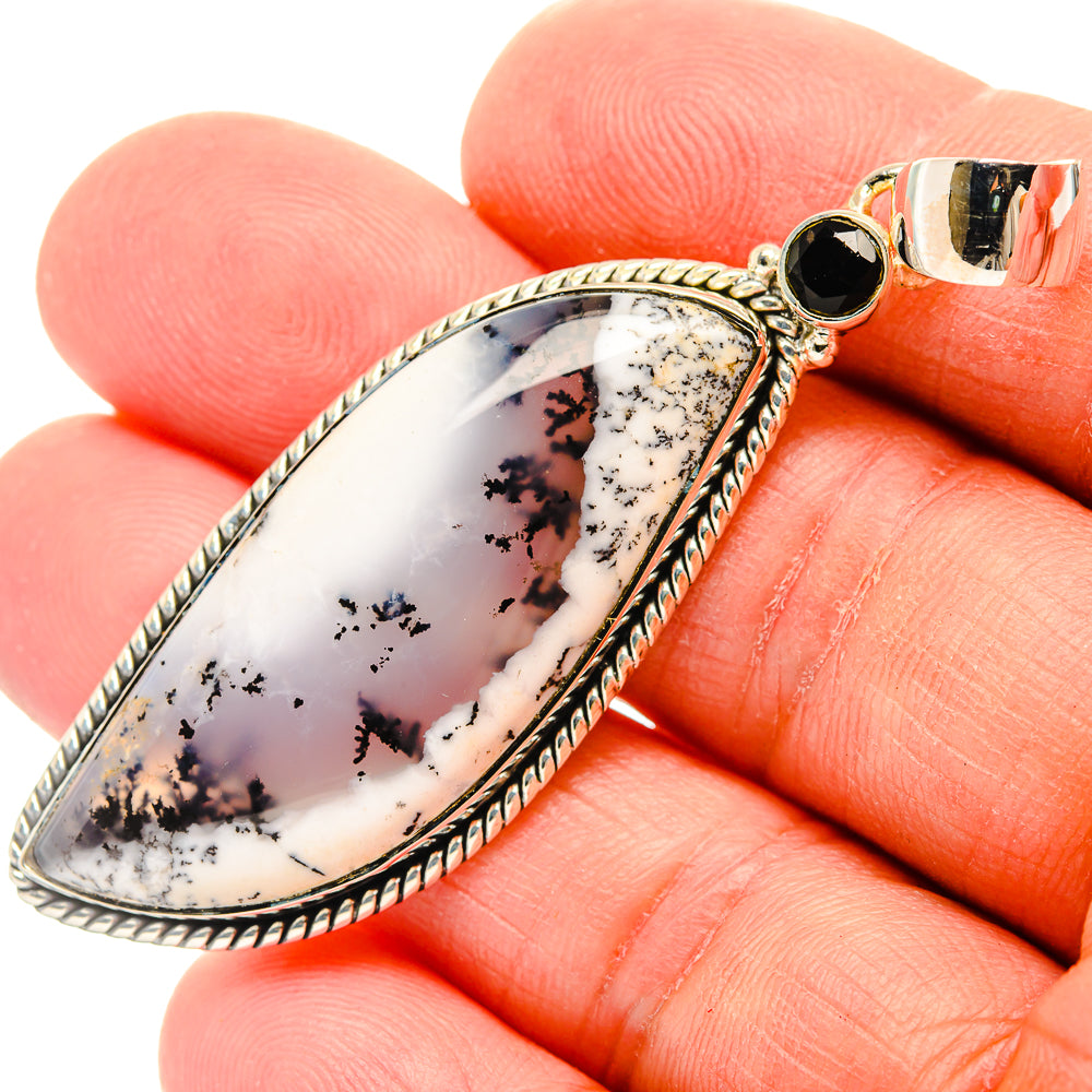 Dendritic Opal Pendants handcrafted by Anasilvercos - PD31047