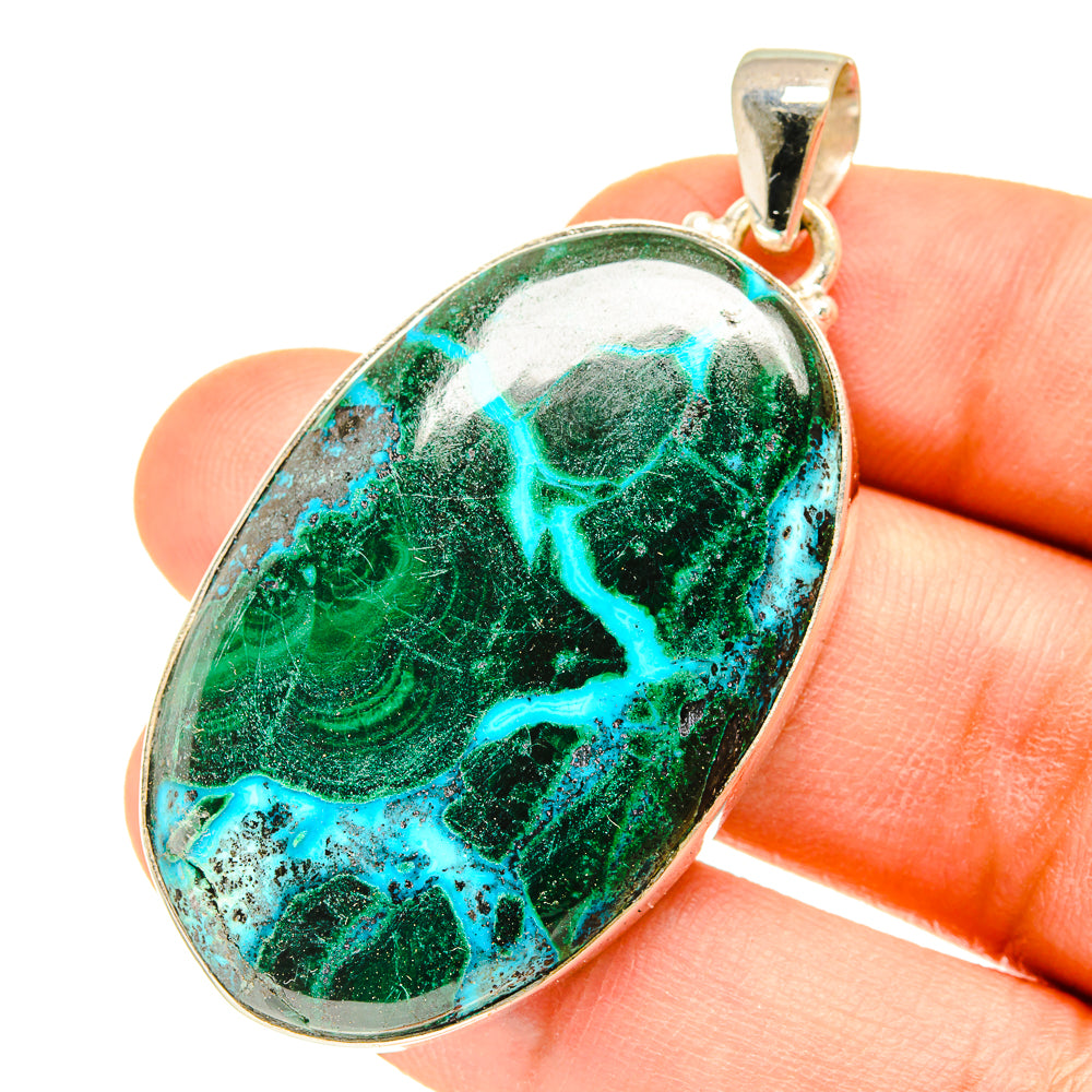 Chrysocolla Pendants handcrafted by Anasilvercos - PD3105