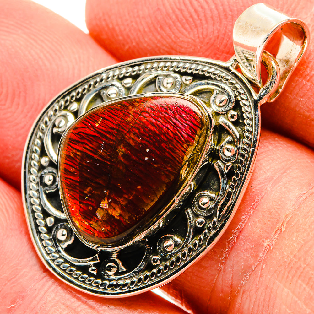 Ammolite Pendants handcrafted by Anasilvercos - PD31053