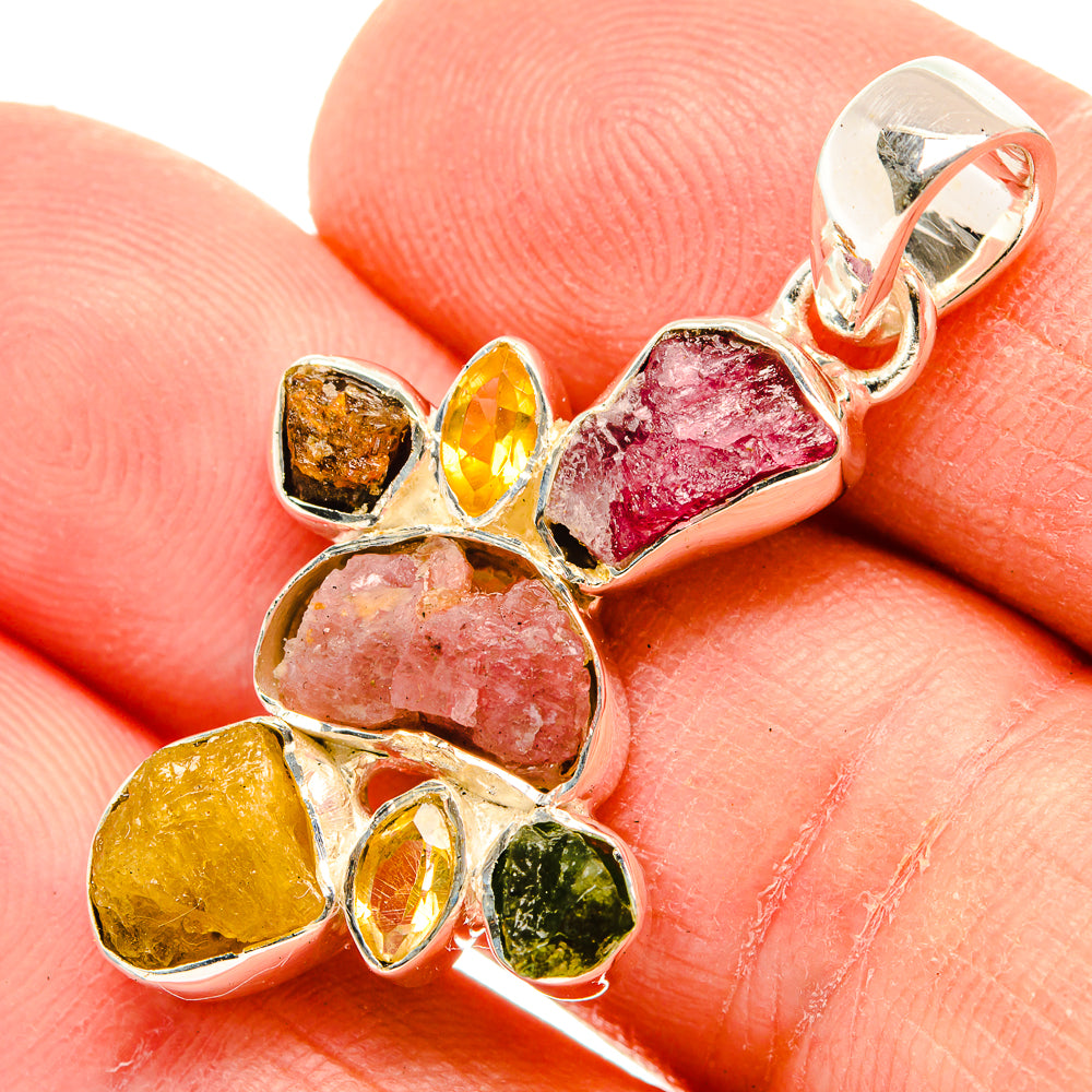 Tourmaline Pendants handcrafted by Anasilvercos - PD31065