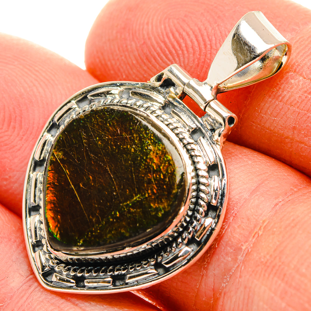 Ammolite Pendants handcrafted by Anasilvercos - PD31070