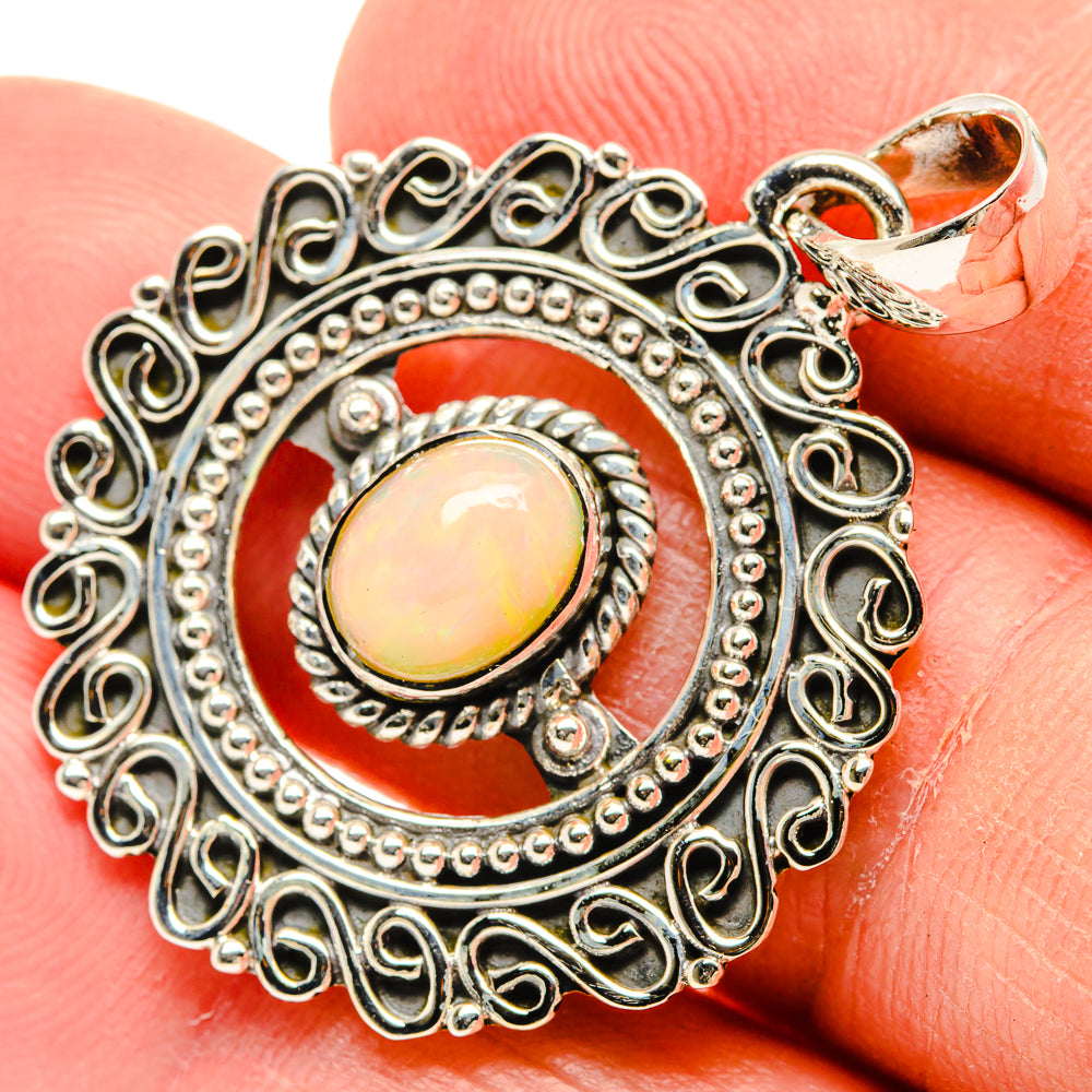 Ethiopian Opal Pendants handcrafted by Anasilvercos - PD31076