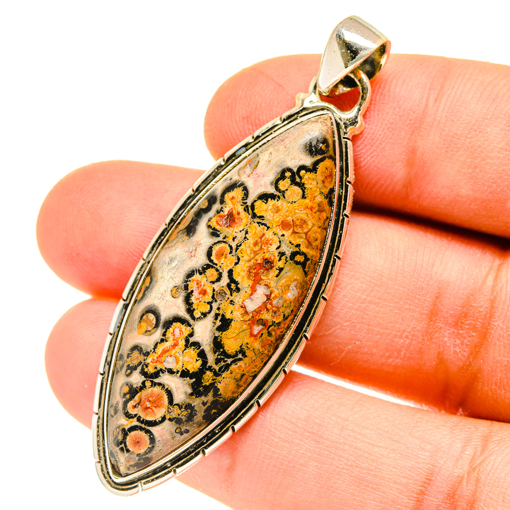 Poppy Jasper Pendants handcrafted by Anasilvercos - PD3108