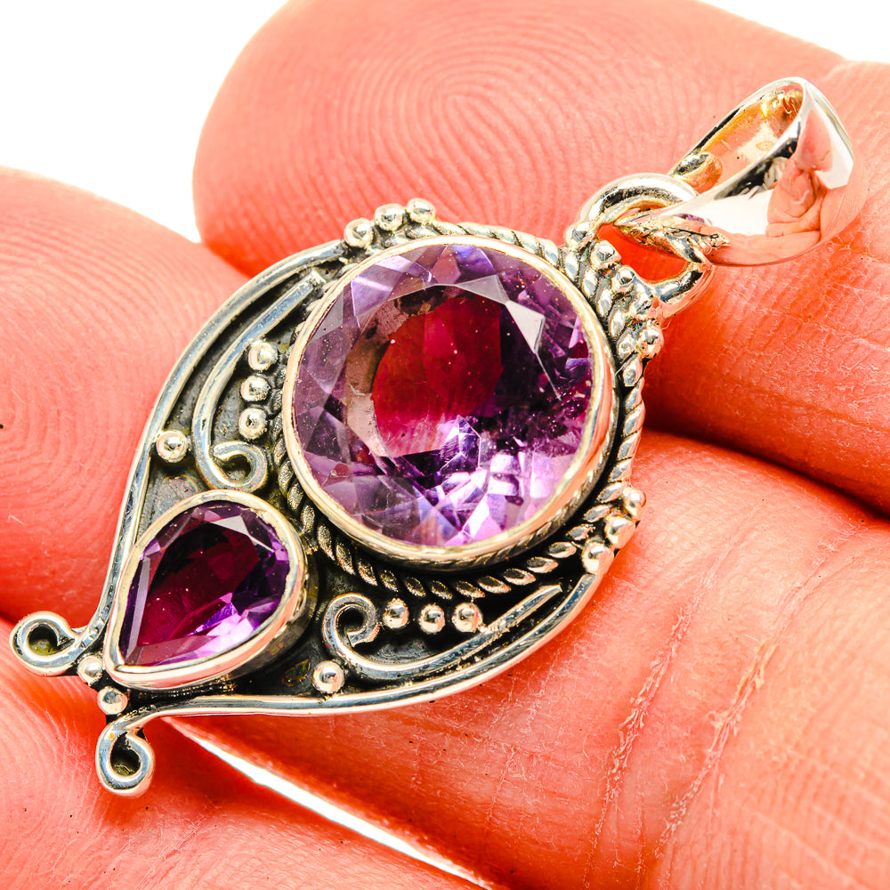 Amethyst Pendants handcrafted by Anasilvercos - PD31081