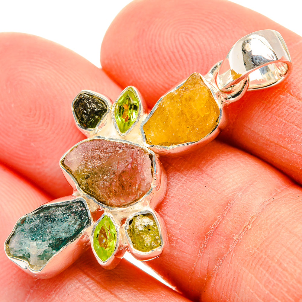 Tourmaline Pendants handcrafted by Anasilvercos - PD31085