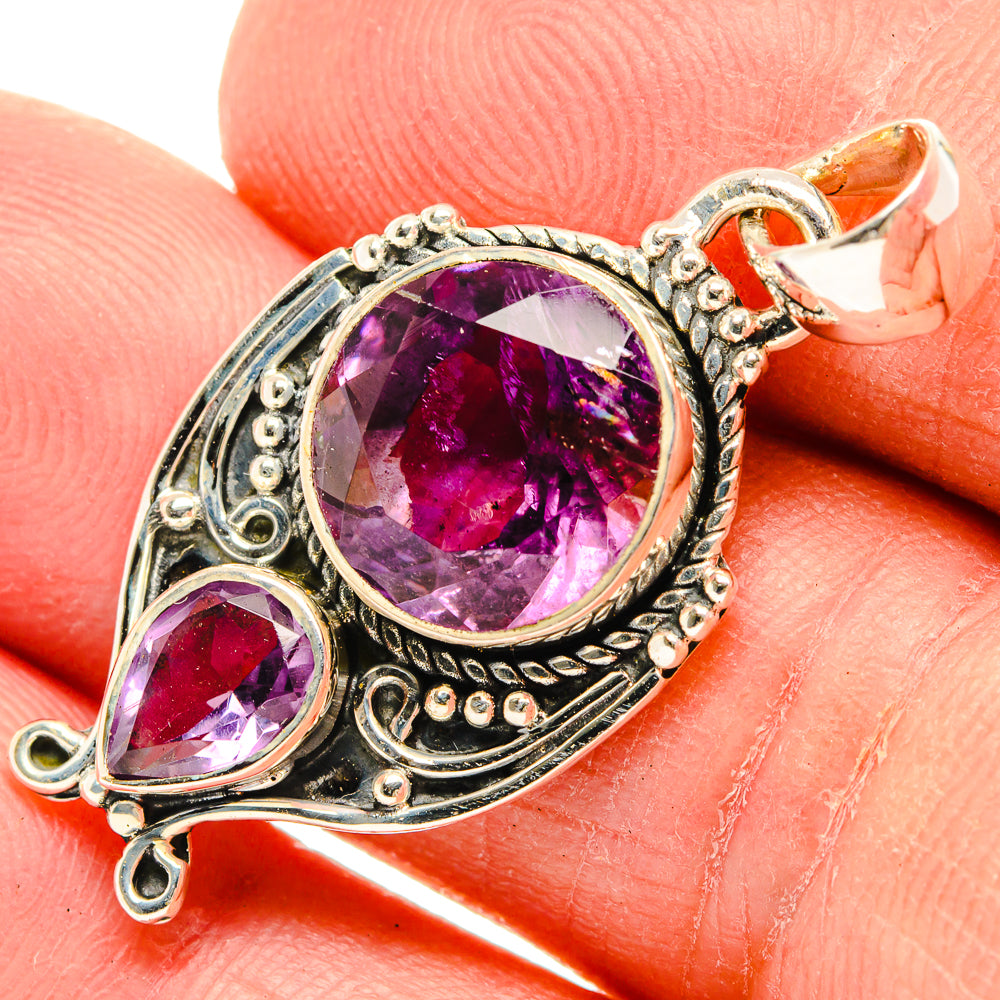 Amethyst Pendants handcrafted by Anasilvercos - PD31092