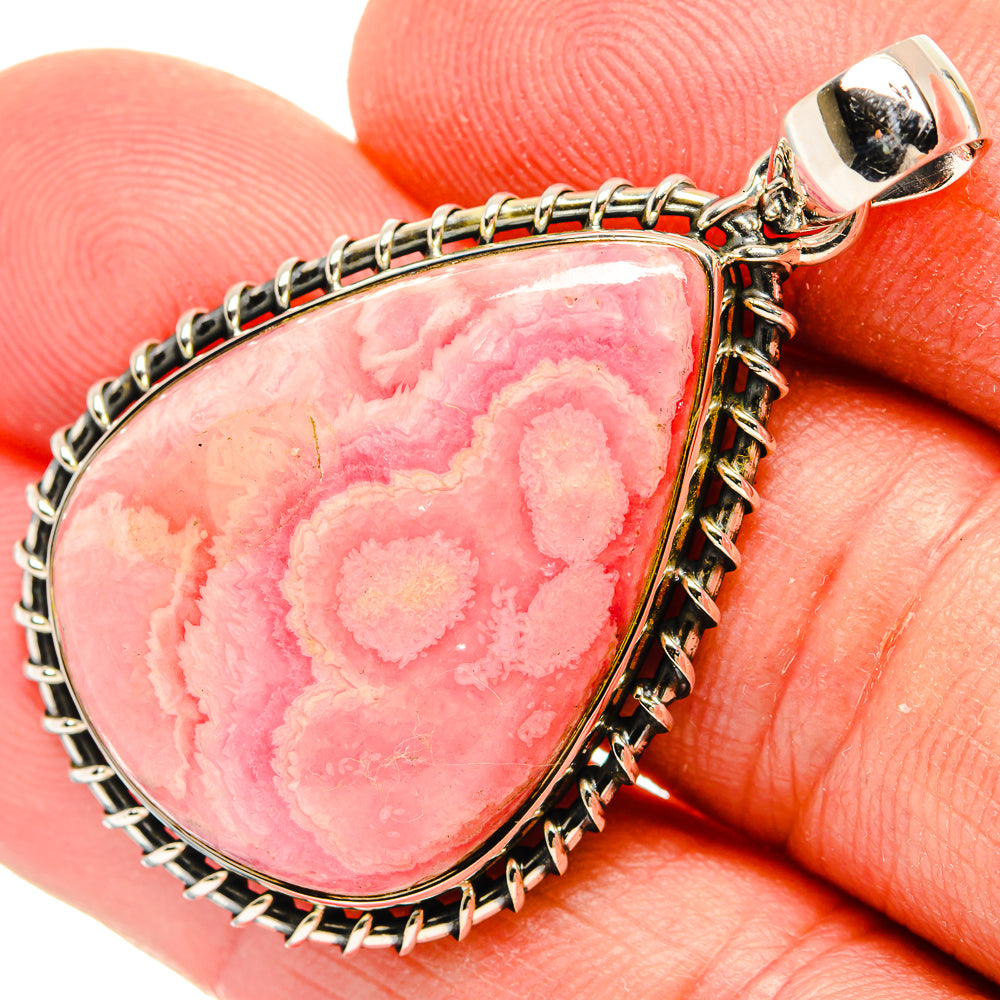 Rhodochrosite Pendants handcrafted by Anasilvercos - PD31104