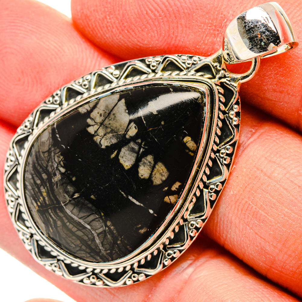 Picasso Jasper Pendants handcrafted by Anasilvercos - PD31118