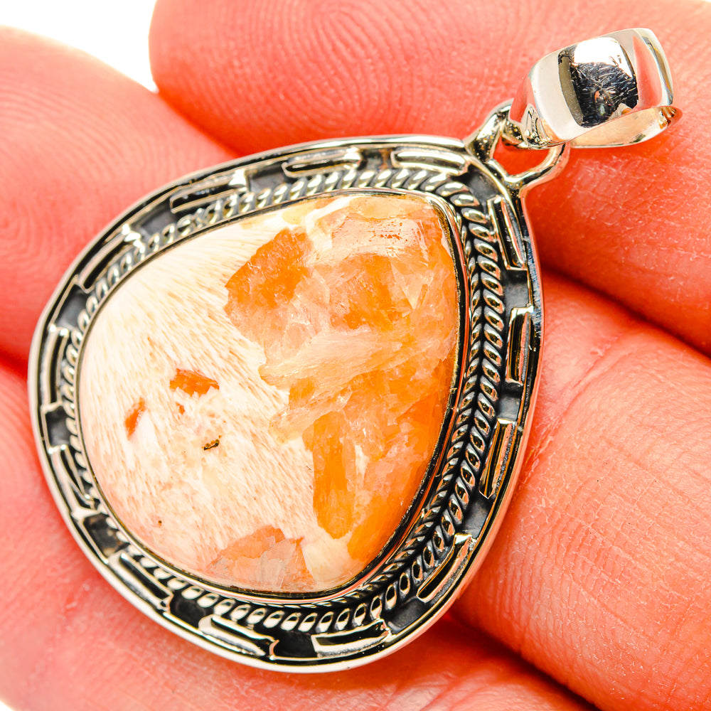 Scolecite Pendants handcrafted by Anasilvercos - PD31125