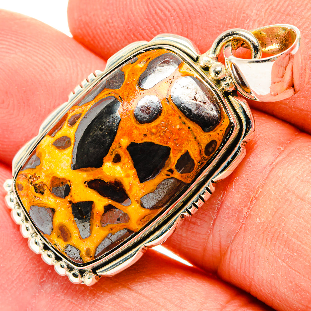 Bauxite Pendants handcrafted by Anasilvercos - PD31134