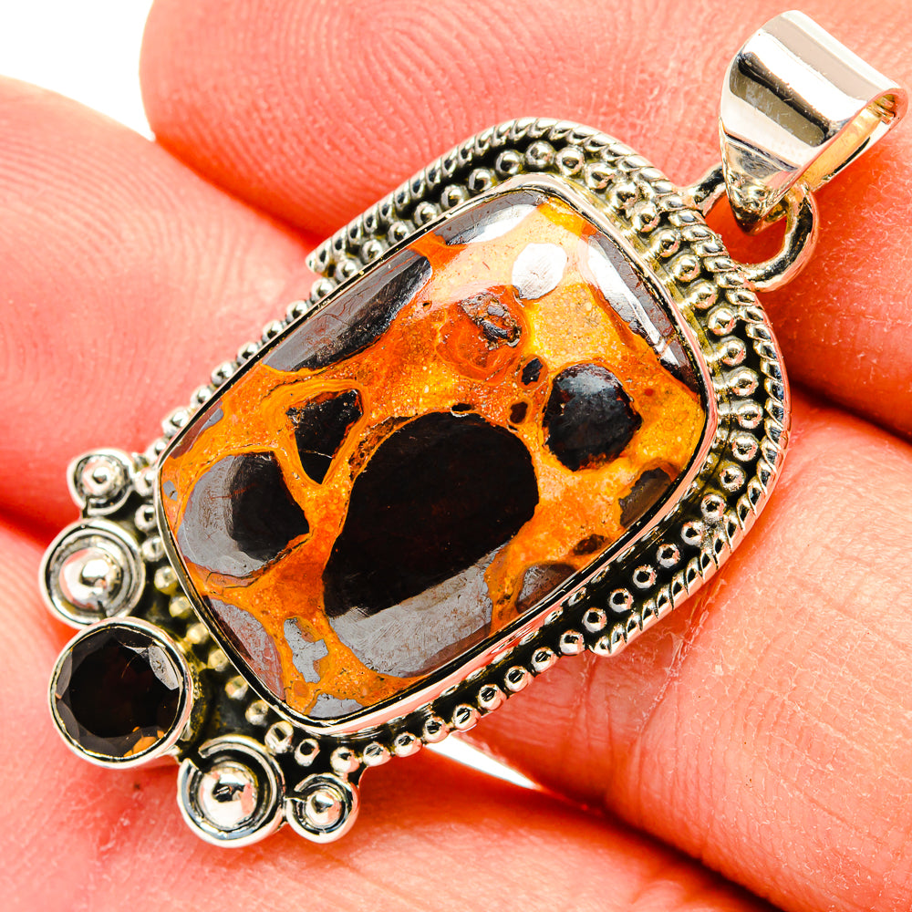 Bauxite Pendants handcrafted by Anasilvercos - PD31135