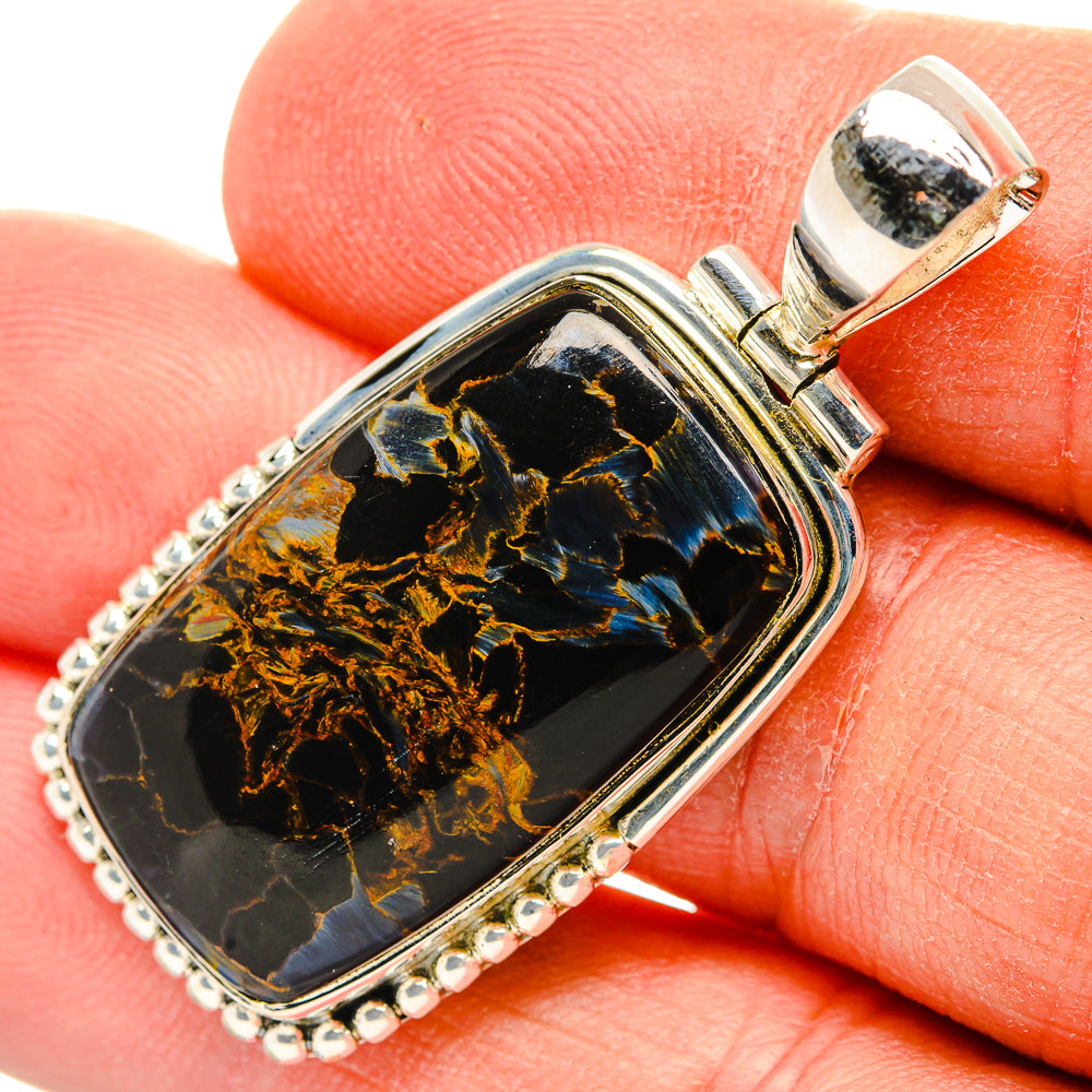 Pietersite Pendants handcrafted by Anasilvercos - PD31144