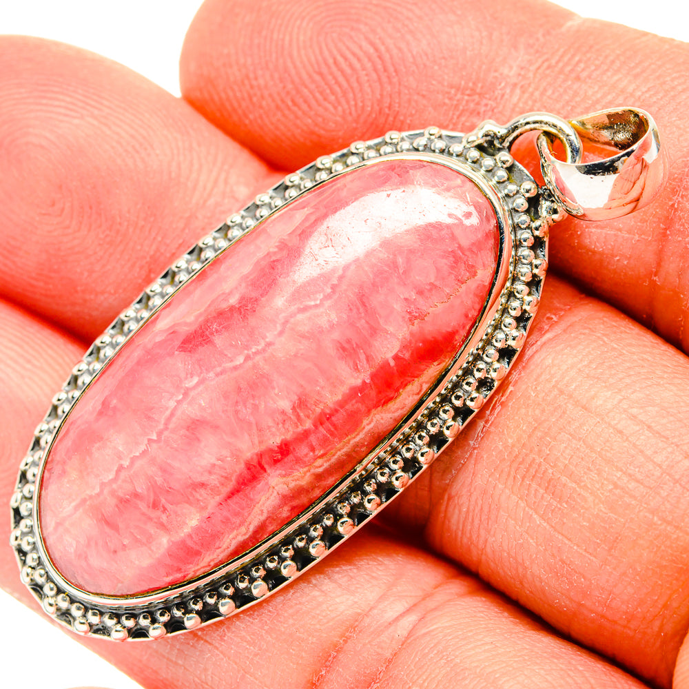 Rhodochrosite Pendants handcrafted by Anasilvercos - PD31147