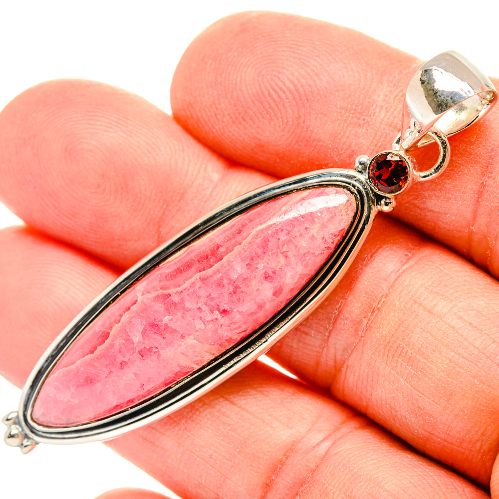 Rhodochrosite Pendants handcrafted by Anasilvercos - PD31149