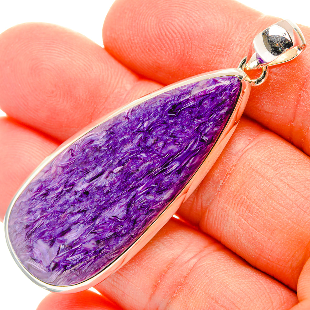 Charoite Pendants handcrafted by Anasilvercos - PD31150