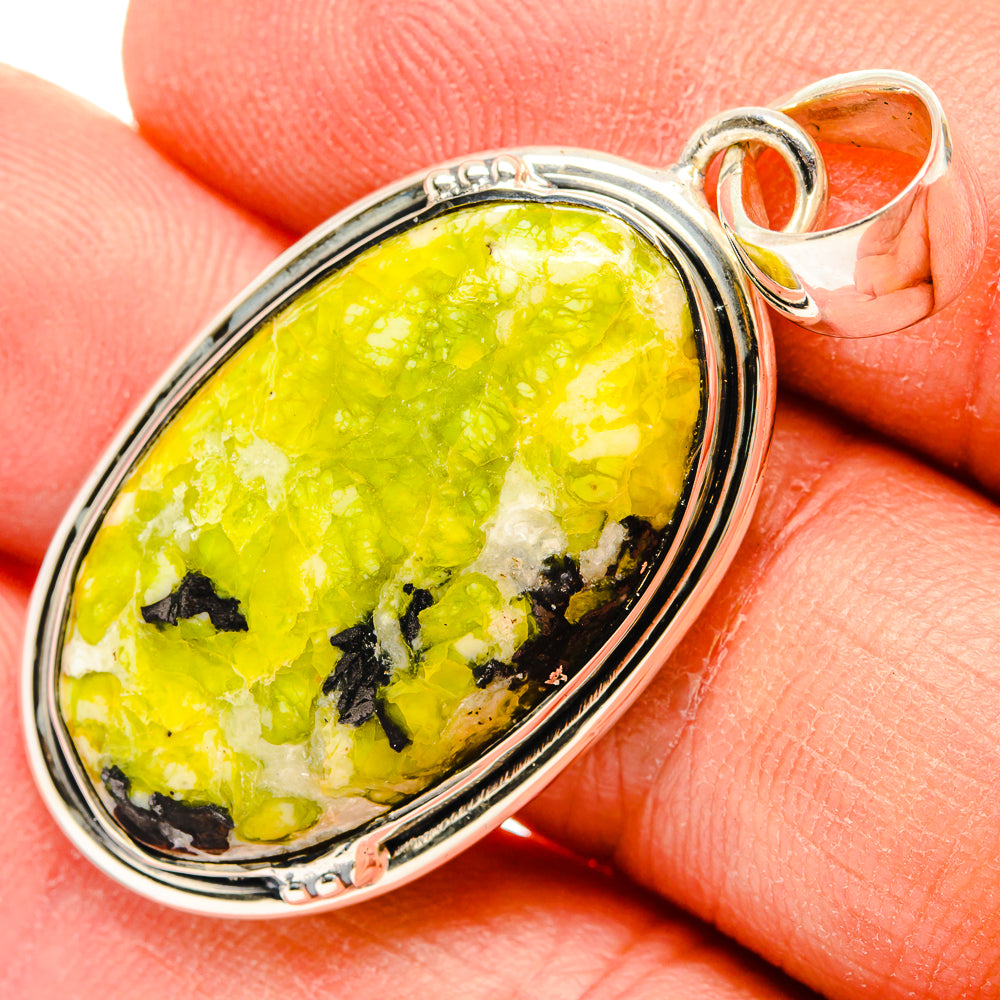 Lizardite Pendants handcrafted by Anasilvercos - PD31163