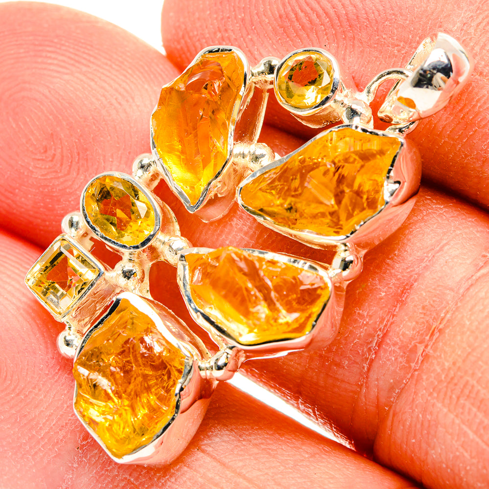 Citrine Pendants handcrafted by Anasilvercos - PD31219