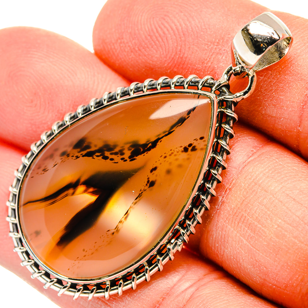 Montana Agate Pendants handcrafted by Anasilvercos - PD31231