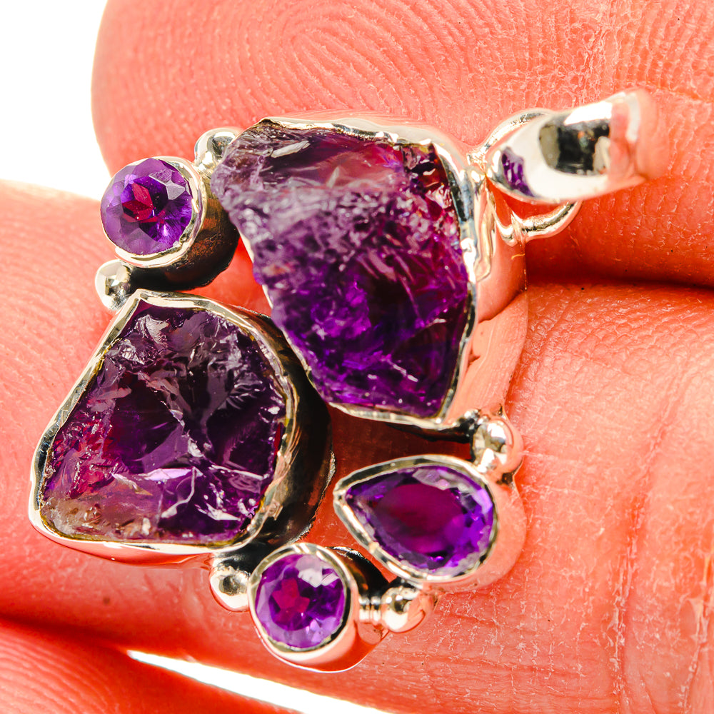 Amethyst Pendants handcrafted by Anasilvercos - PD31239