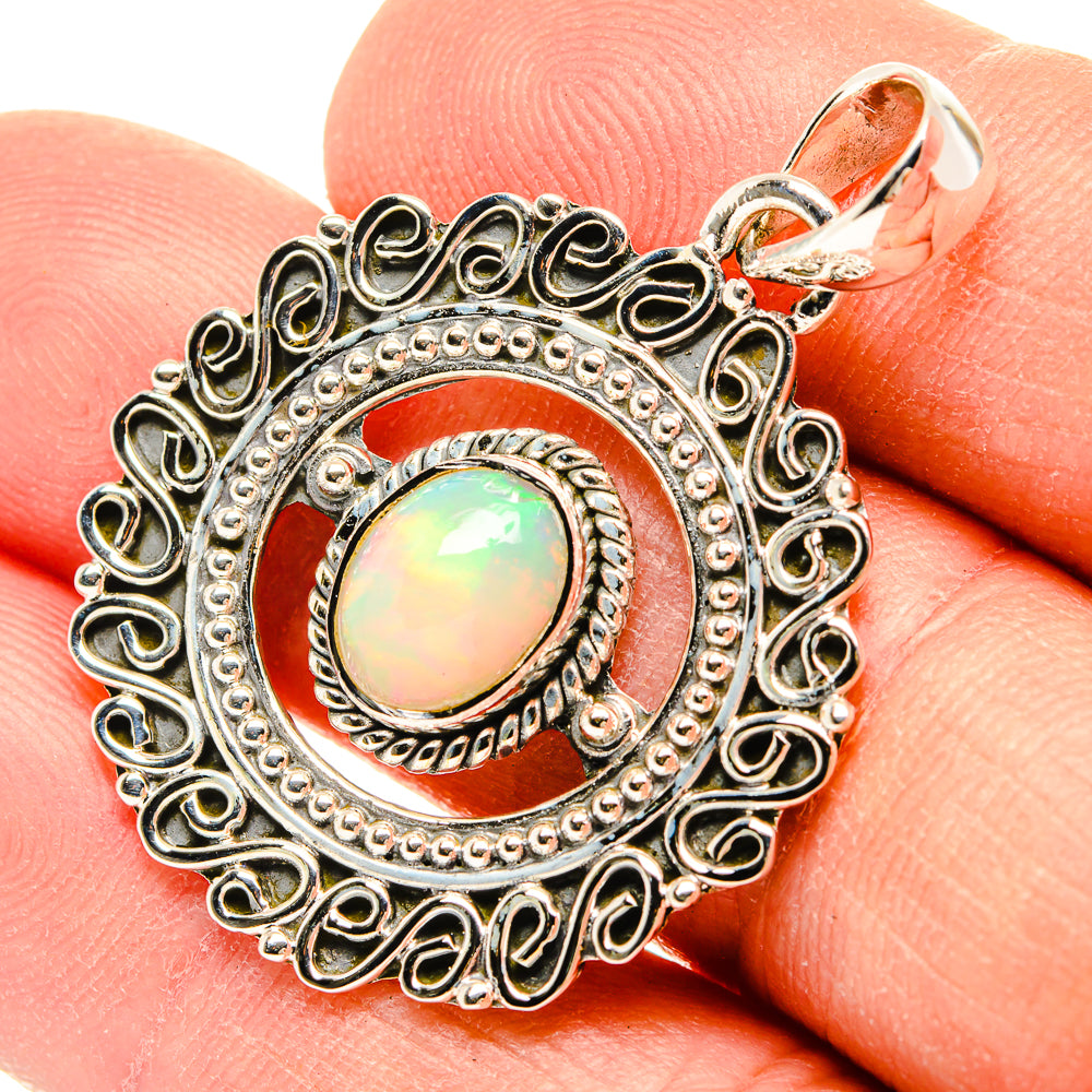 Ethiopian Opal Pendants handcrafted by Anasilvercos - PD31254