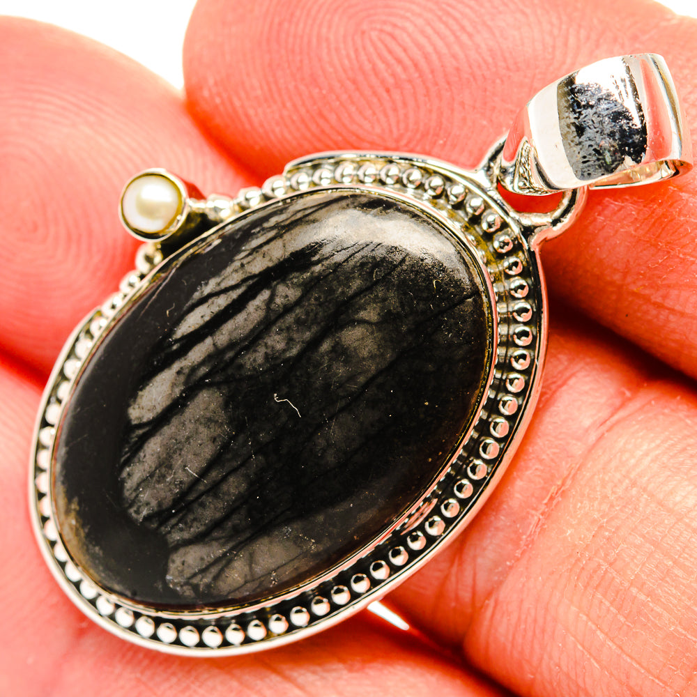 Picasso Jasper Pendants handcrafted by Anasilvercos - PD31264