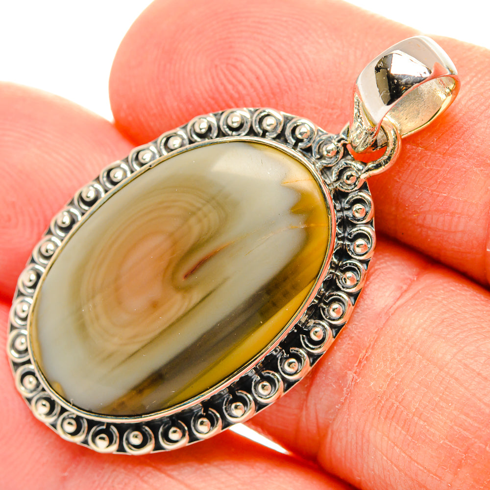 Willow Creek Jasper Pendants handcrafted by Anasilvercos - PD31270