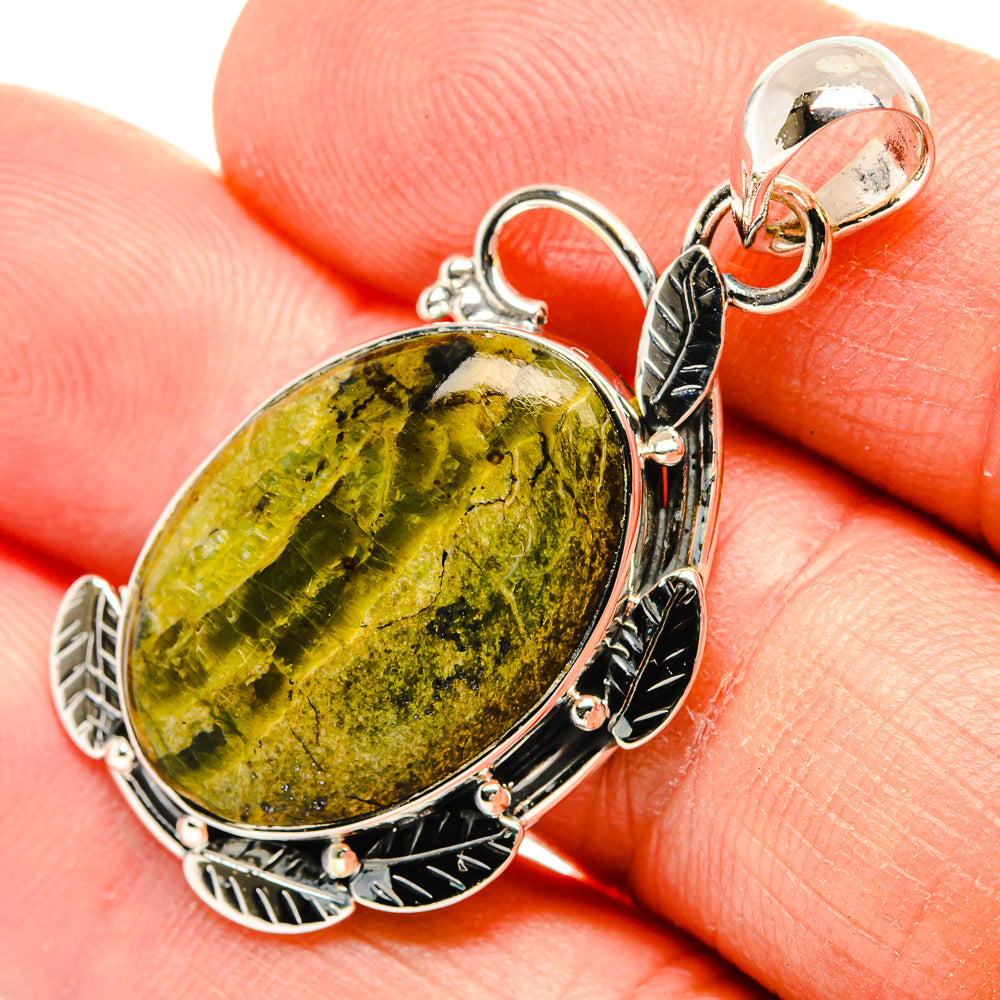 Rainforest Jasper Pendants handcrafted by Anasilvercos - PD31273