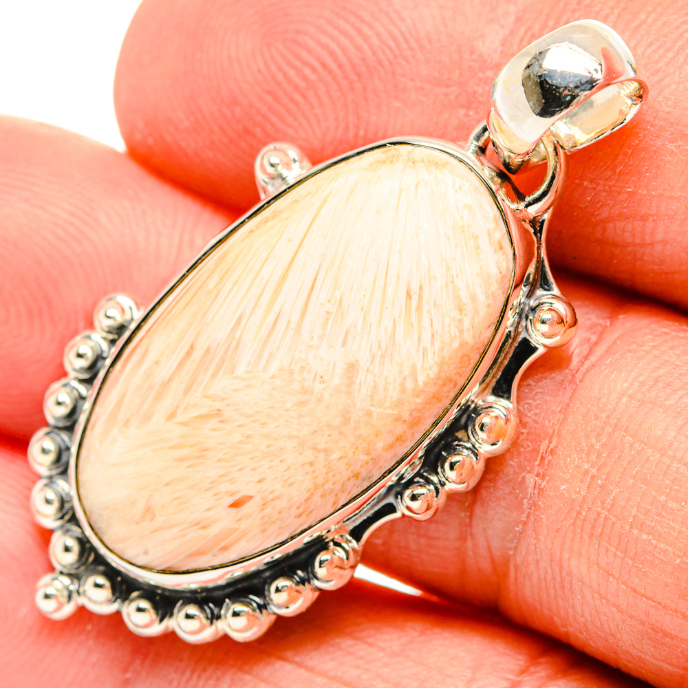 Scolecite Pendants handcrafted by Anasilvercos - PD31274