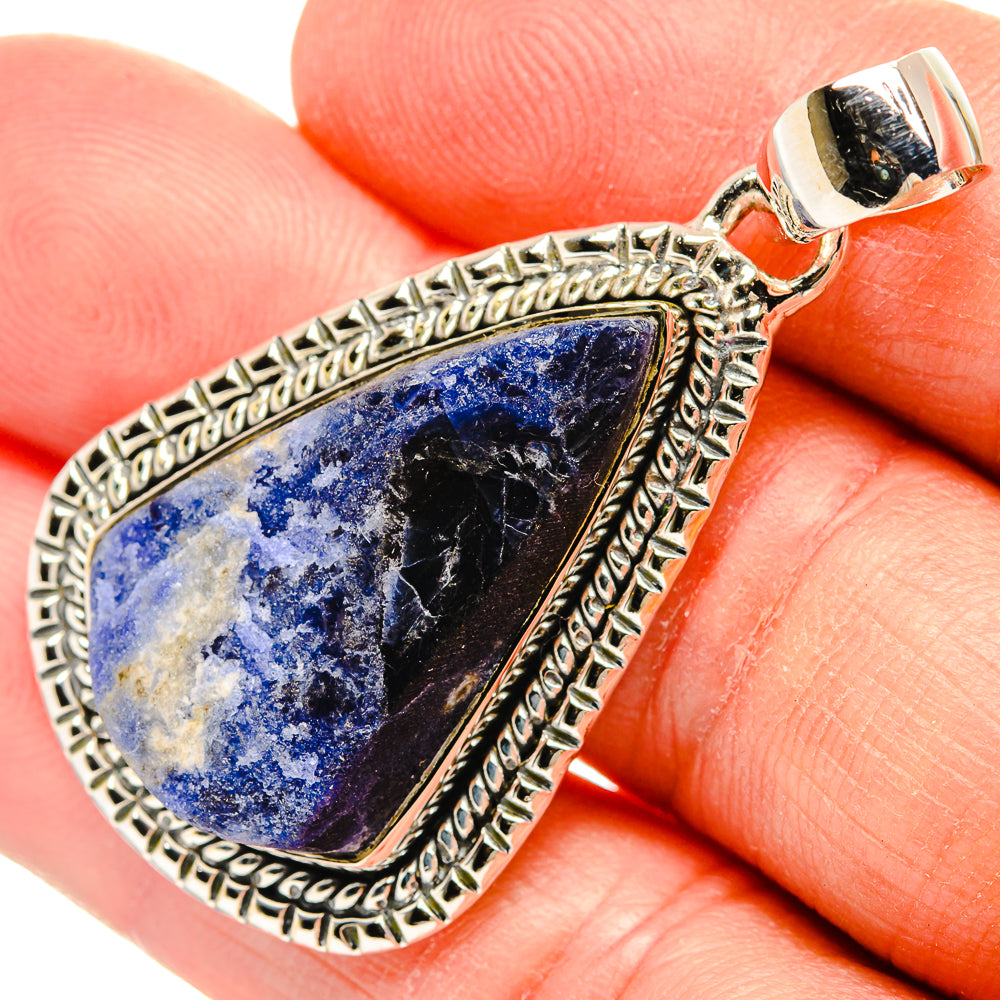 Lapis Lazuli Pendants handcrafted by Anasilvercos - PD31278