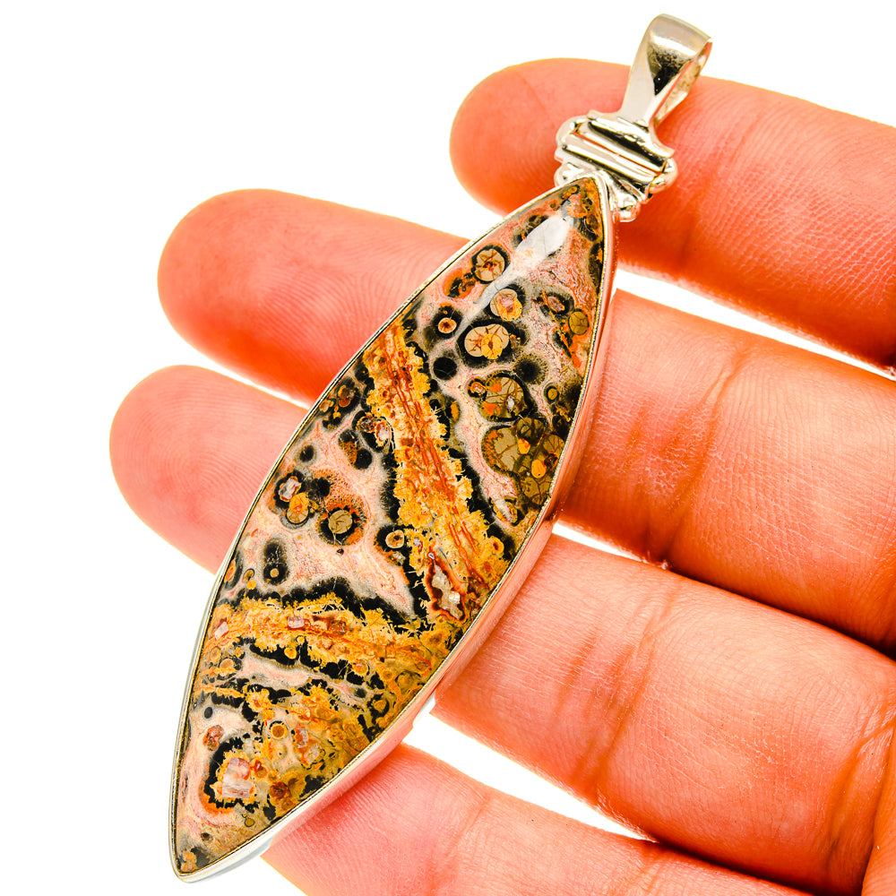 Poppy Jasper Pendants handcrafted by Anasilvercos - PD3129