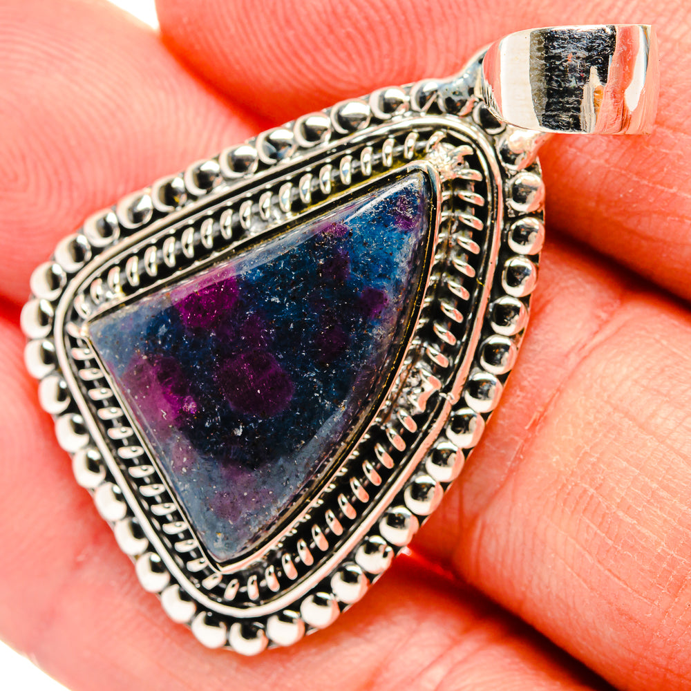Ruby Fuchsite Pendants handcrafted by Anasilvercos - PD31309