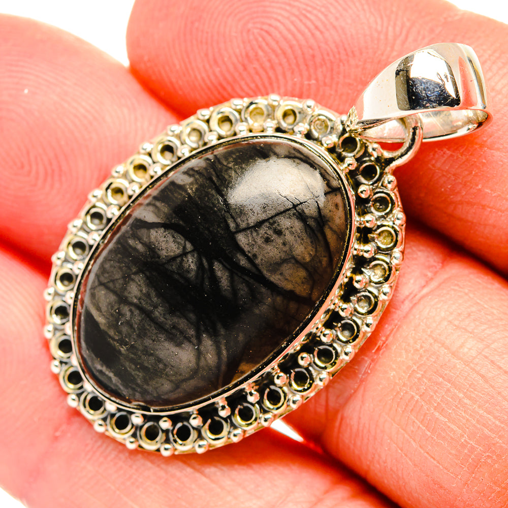 Picasso Jasper Pendants handcrafted by Anasilvercos - PD31310