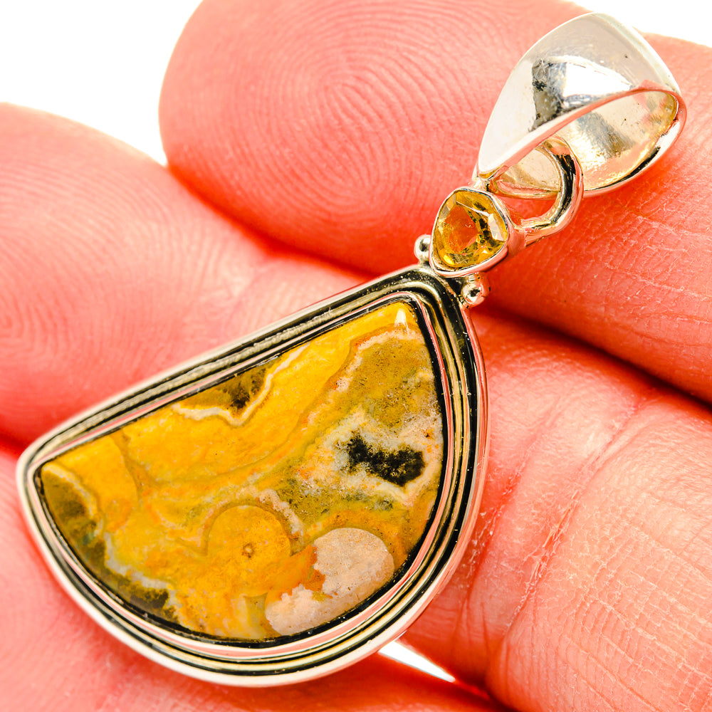 Ocean Jasper Pendants handcrafted by Anasilvercos - PD31314