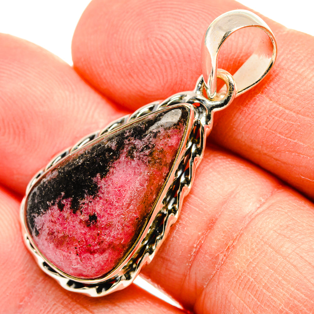 Rhodonite Pendants handcrafted by Anasilvercos - PD31319
