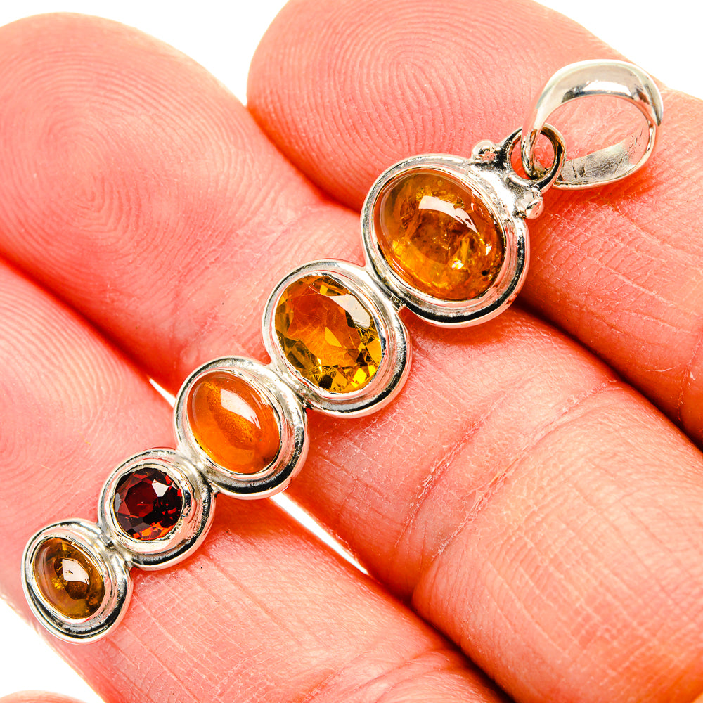 Sunstone Pendants handcrafted by Anasilvercos - PD31359