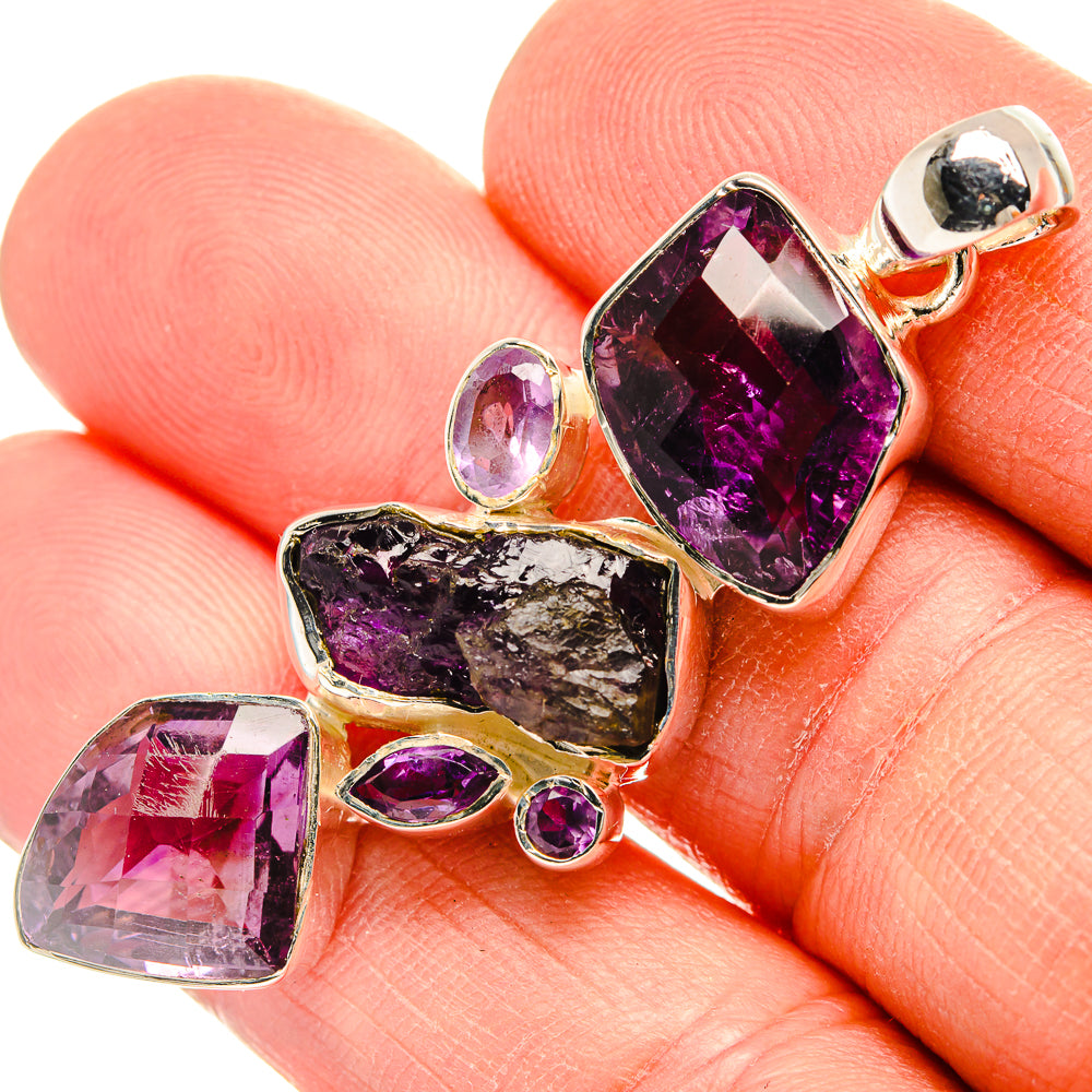 Amethyst Pendants handcrafted by Anasilvercos - PD31360