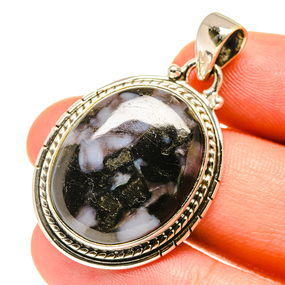 Gabbro Stone Pendants handcrafted by Anasilvercos - PD3136