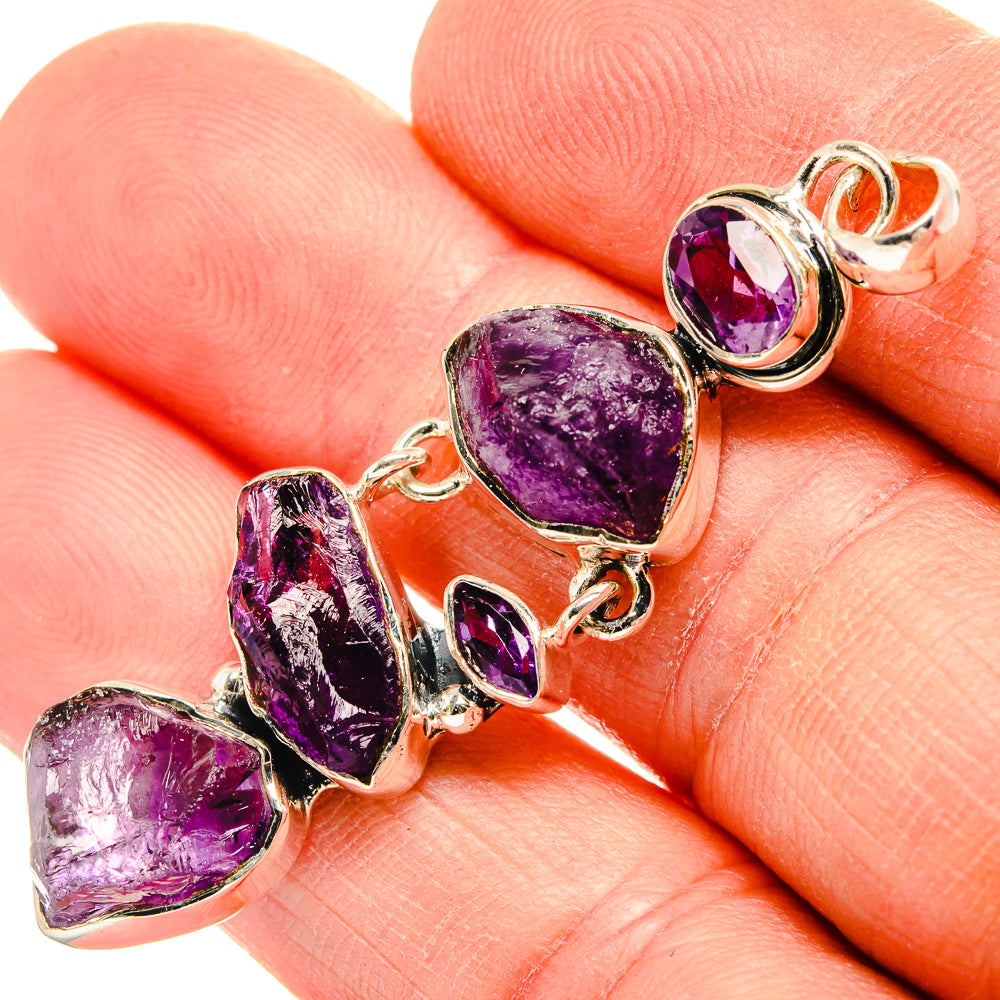 Amethyst Pendants handcrafted by Anasilvercos - PD31372