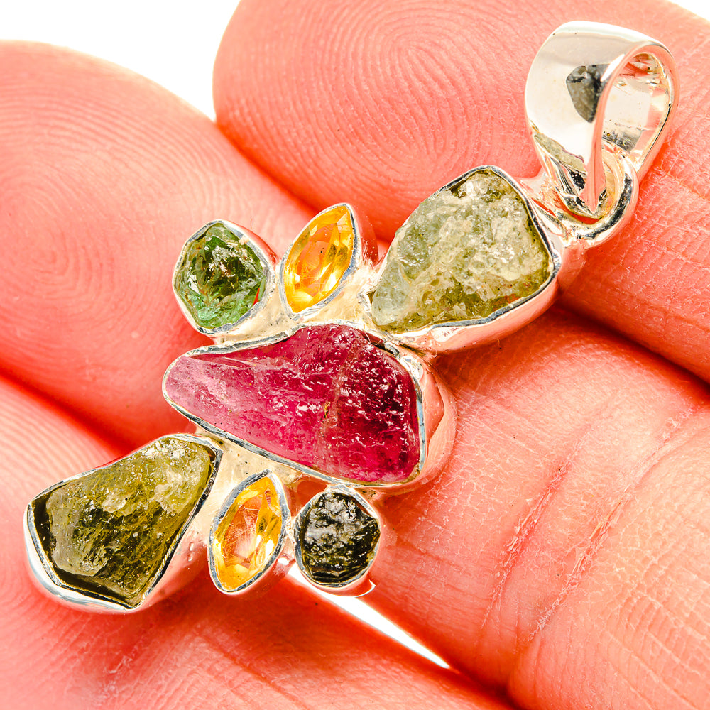 Tourmaline Pendants handcrafted by Anasilvercos - PD31384