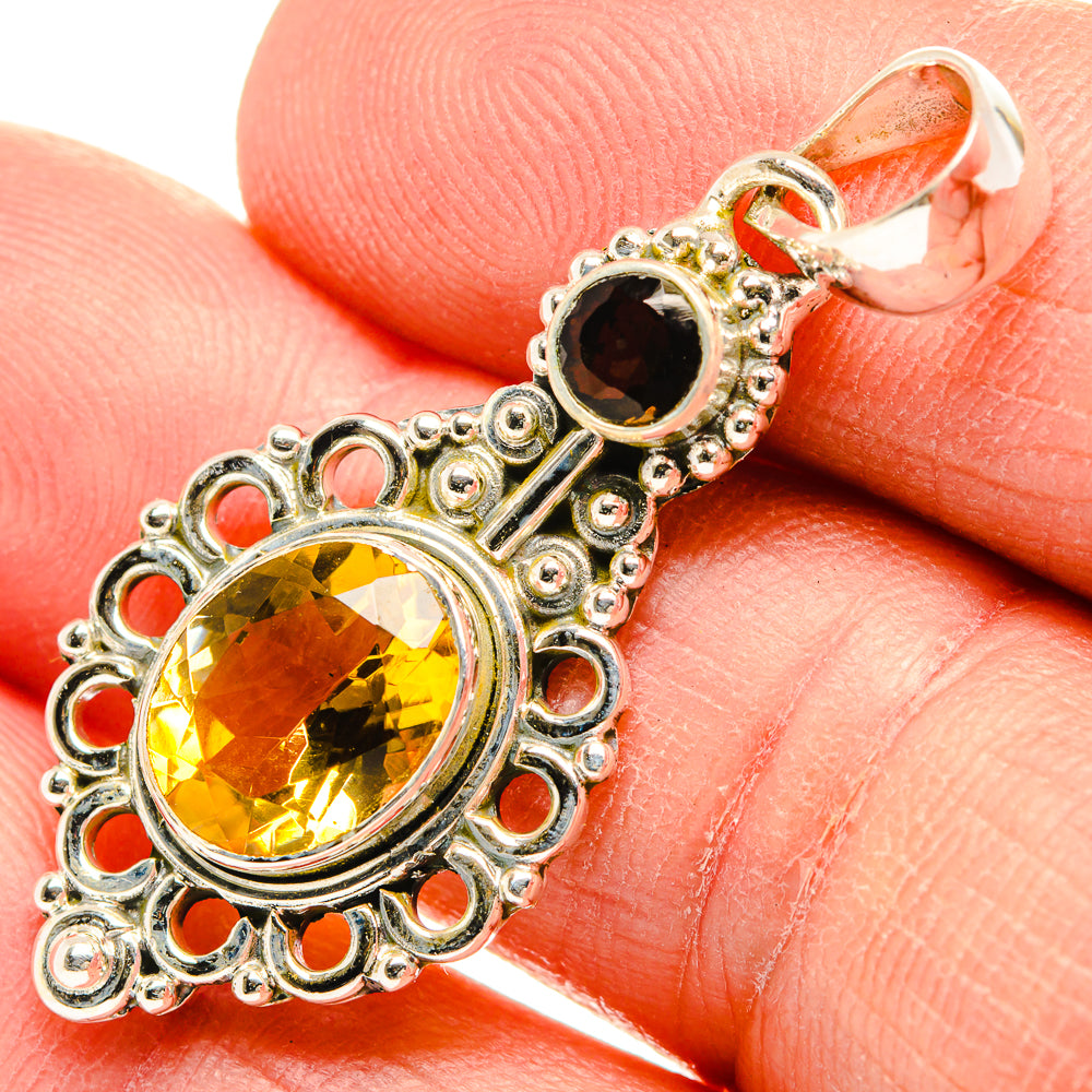 Citrine Pendants handcrafted by Anasilvercos - PD31414