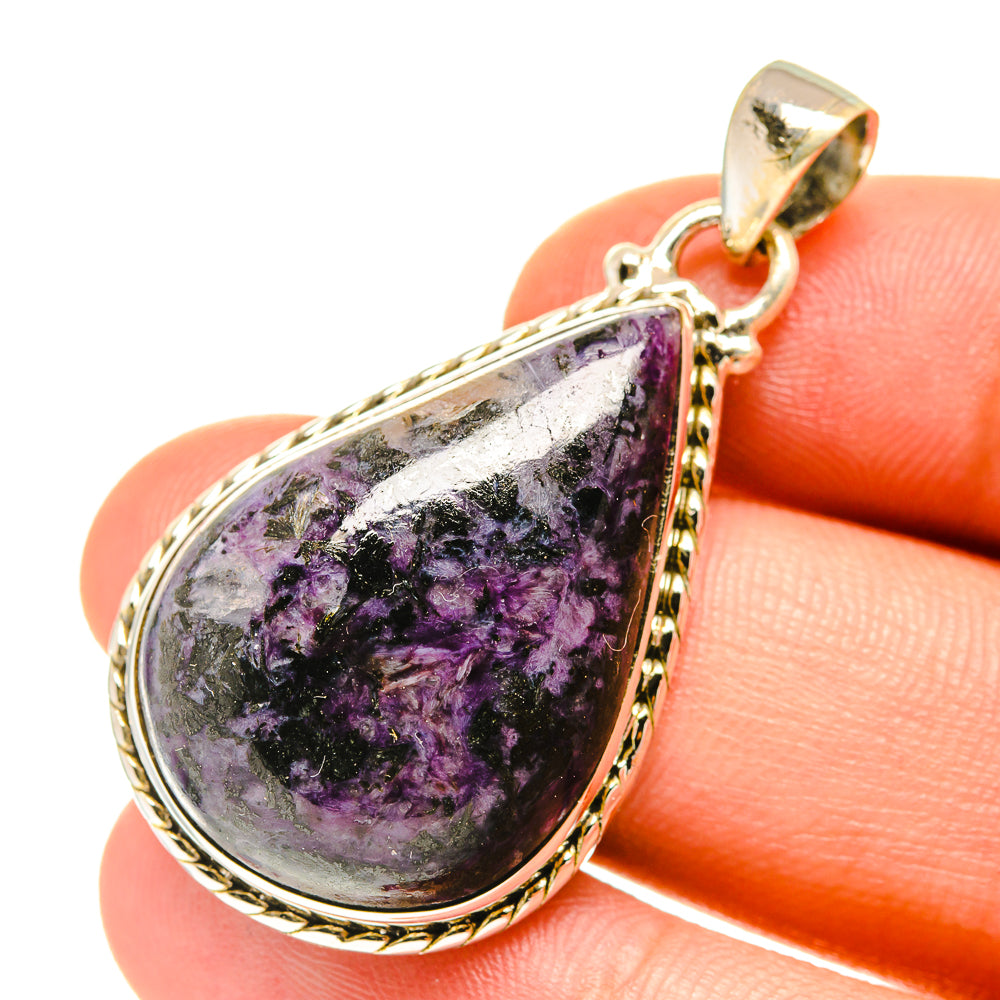 Charoite Pendants handcrafted by Anasilvercos - PD3142