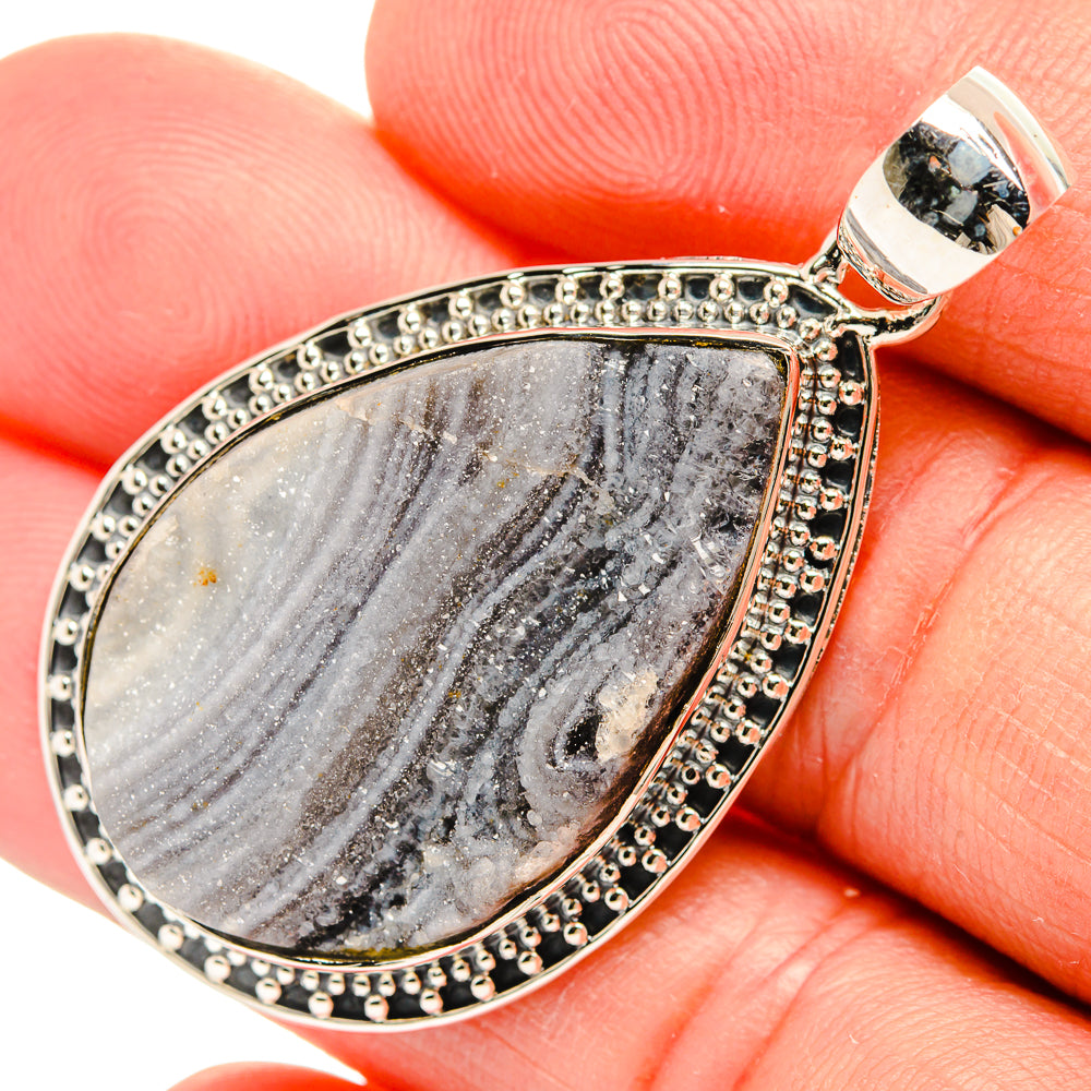 Desert Druzy Pendants handcrafted by Anasilvercos - PD31434