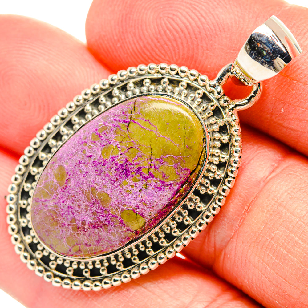 Stichtite Pendants handcrafted by Anasilvercos - PD31437