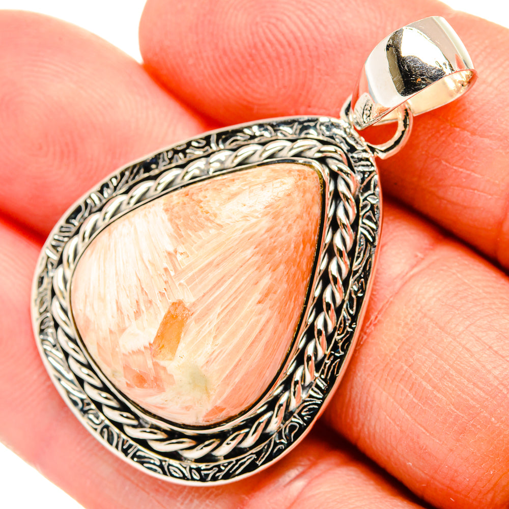 Scolecite Pendants handcrafted by Anasilvercos - PD31452
